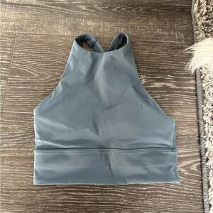 Lululemon High Neck Sports Bra - Blue